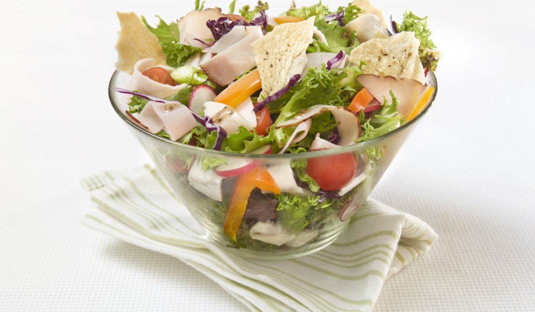 Salad with cold cuts 