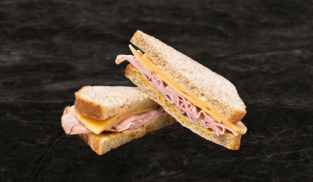 Quick Breakfast Ham Sandwich