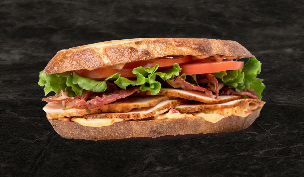 Sandwich BLT, dinde chipotle