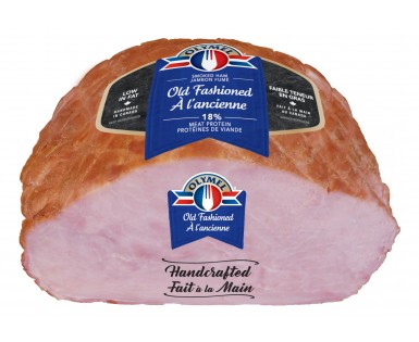 Old Fashioned Handcrafted Open Net smoked ham