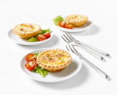 Bacon and Cheese Mini-quiches