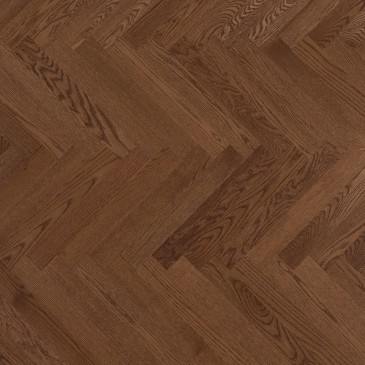 Brown Red Oak Hardwood flooring / Savanna Mirage Herringbone