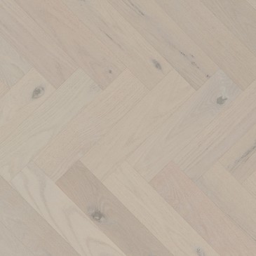 White Oak Hardwood flooring / Aspen Mirage Herringbone