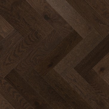 Brown Oak Hardwood flooring / Hermosa Mirage Herringbone